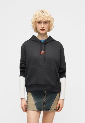 Пуловер с капюшоном