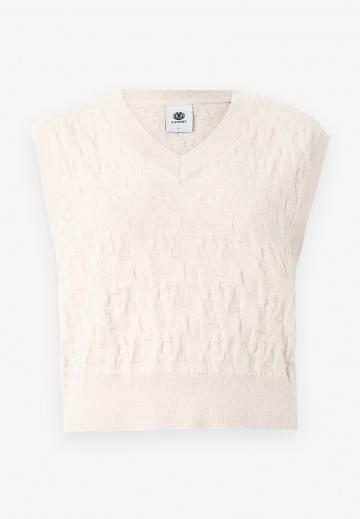 Пуловер без рукавов