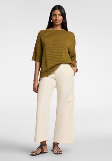 Брюки с накладными карманами