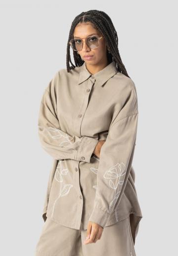 Длинная блузка