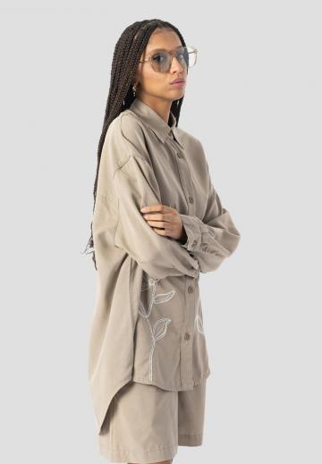 Длинная блузка