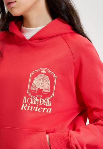 Пуловер с капюшоном