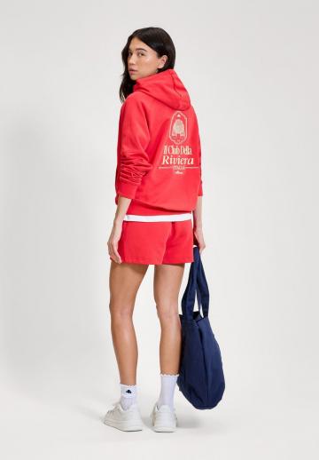 Пуловер с капюшоном