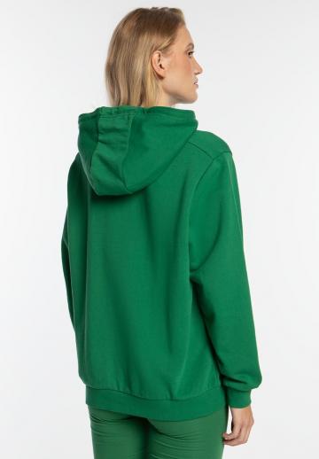 Пуловер с капюшоном