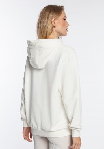 Пуловер с капюшоном