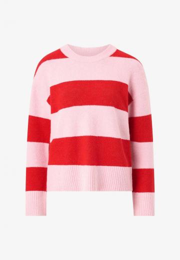 Пуловер в полоску