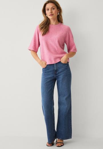 Пуловер с коротким рукавом