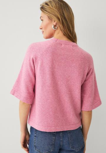 Пуловер с коротким рукавом