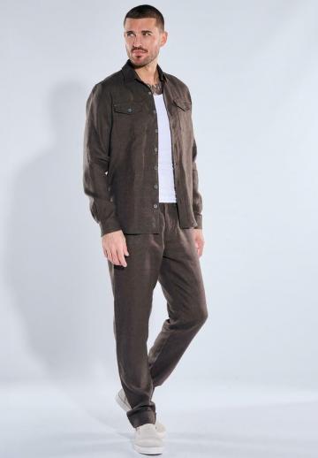 Льняные брюки