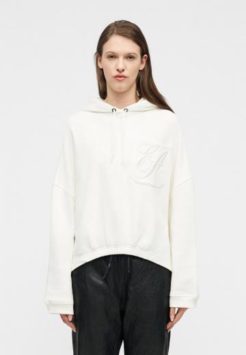 Пуловер с капюшоном