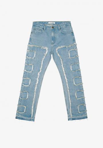 Прямые джинсы