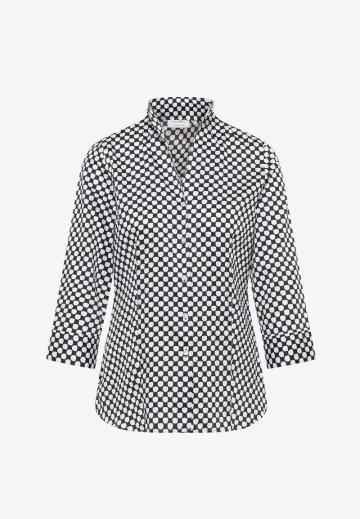 Атласная блузка