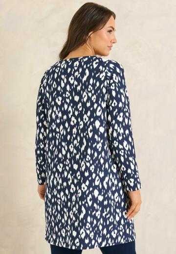 Длинный пуловер