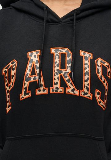 Пуловер с капюшоном