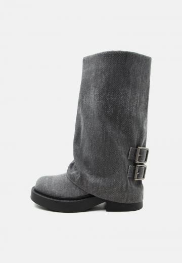 Сапоги на платформе