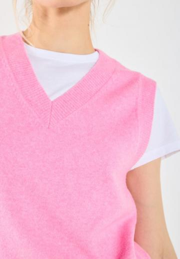 Пуловер без рукавов