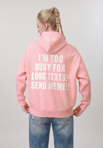 Пуловер с капюшоном