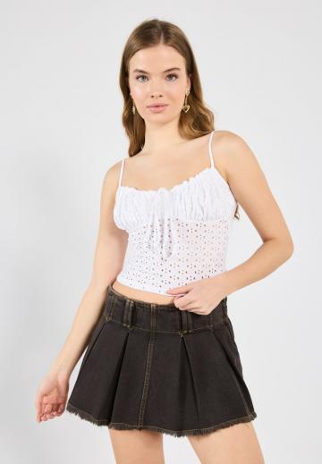 Топ на бретельках