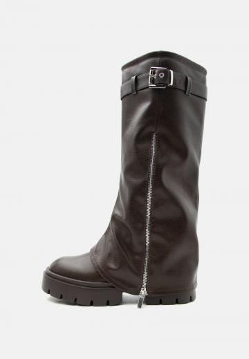 Сапоги на платформе