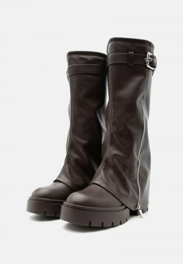 Сапоги на платформе