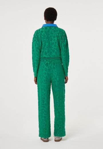 Пуловер с воротником поло