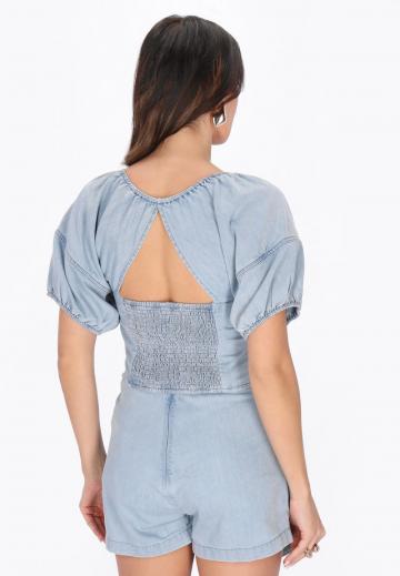 Джинсовая блузка