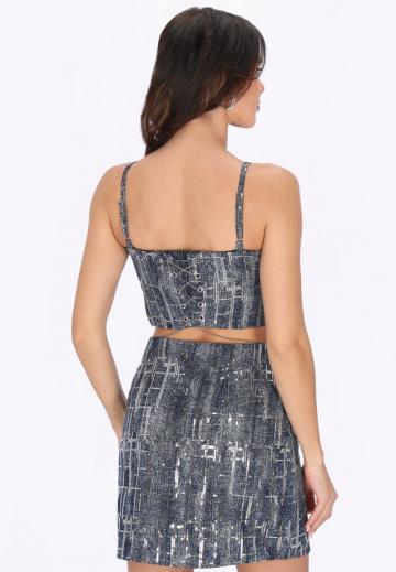 Топ на бретельках