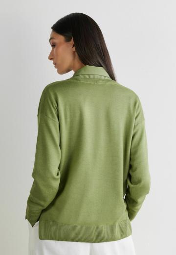 Длинный пуловер