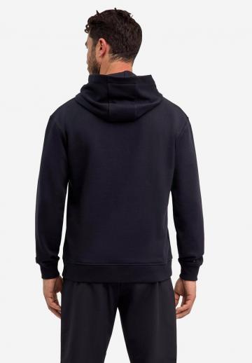 Пуловер с капюшоном