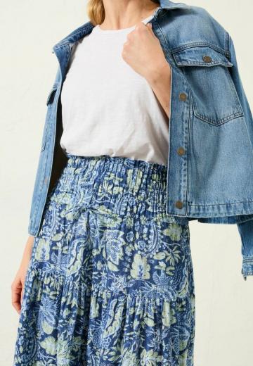 Юбка с воланами