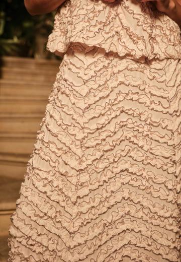 Юбка с воланами