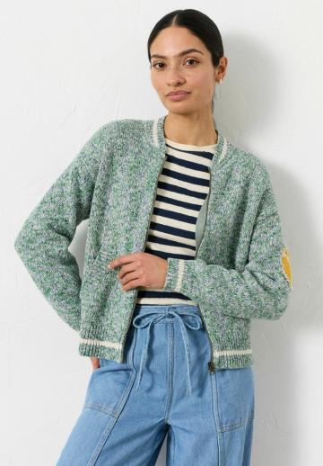 Жаккардовая вязаная кофта