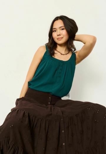 Блузка без рукавов