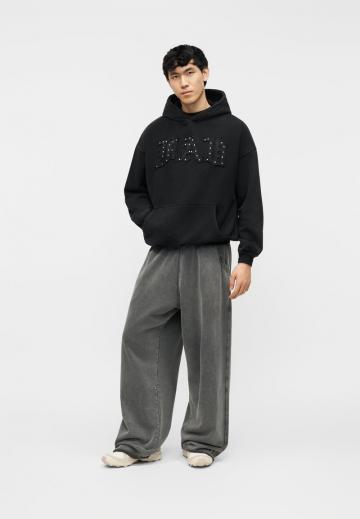 Пуловер с капюшоном