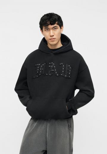 Пуловер с капюшоном