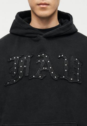 Пуловер с капюшоном