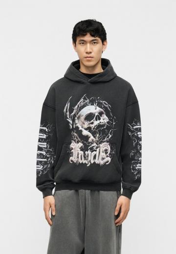 Пуловер с капюшоном