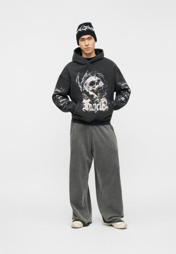 Пуловер с капюшоном