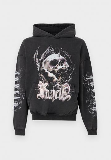 Пуловер с капюшоном