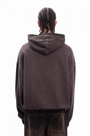 Пуловер с капюшоном