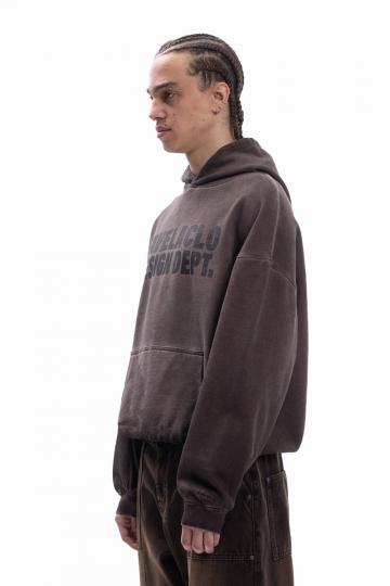 Пуловер с капюшоном