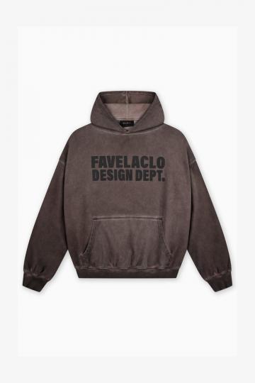 Пуловер с капюшоном