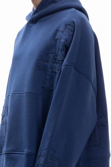 Пуловер с капюшоном