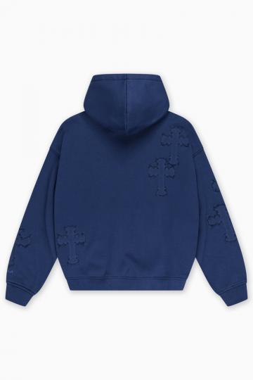 Пуловер с капюшоном