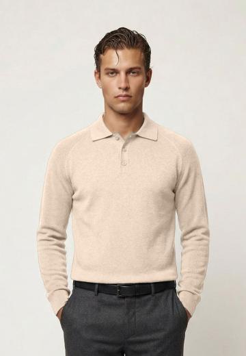 Поло с длинным рукавом