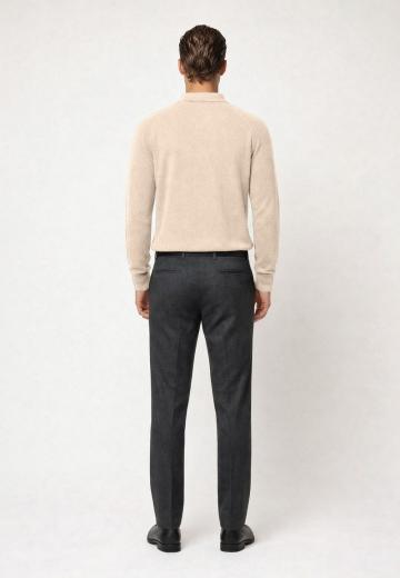 Поло с длинным рукавом