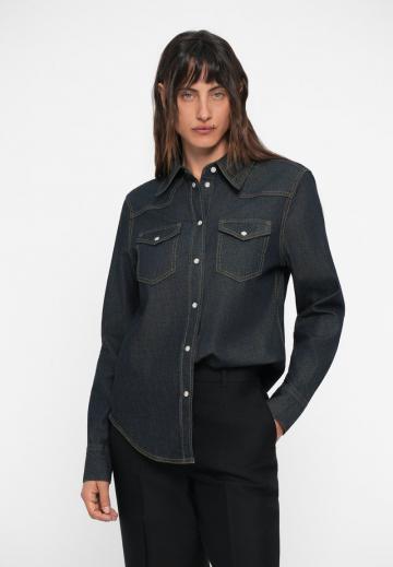 Джинсовая блузка