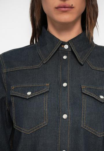 Джинсовая блузка