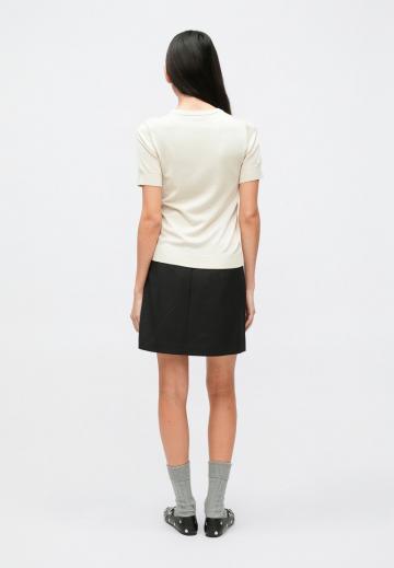 Пуловер с коротким рукавом