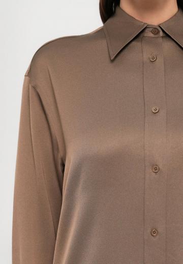 Атласная блузка